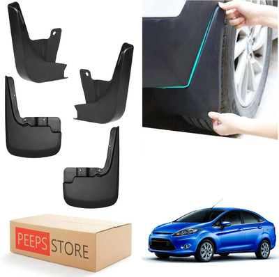PEEPS STORE Mud Flap For Ford Fiesta Zxi 2010(Black)