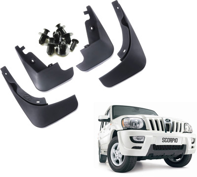 CARMART Mud Flap, Front Mud Guard, Rear Mud Guard For Mahindra Scorpio NA(Black)