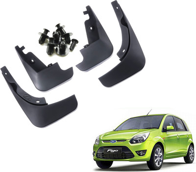 WolkomHome Mud Flap, Front Mud Guard, Rear Mud Guard For Ford Figo 1.2P Titanium Plus MT 2011(Black)