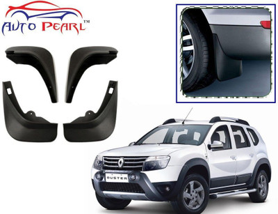 AUTO PEARL Cars Front Mud Guard, Rear Mud Guard For Renault Duster NA(Black)