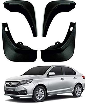 Gee Cee Front Mud Guard, Rear Mud Guard For Honda Amaze 2018(Black)