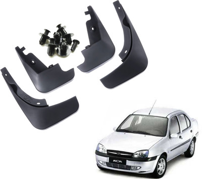 WolkomHome Mud Flap, Front Mud Guard, Rear Mud Guard For Ford Ikon NA(Black)