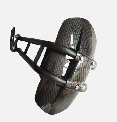 AOW ATTRACTIVE OFFER WORLD Rear Mud Guard For Bajaj Universal For Bike 2017(Black)