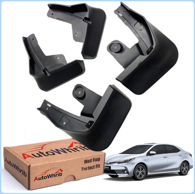 Autowhrib Mud Flap For Toyota Corolla Altis 2019(Black)