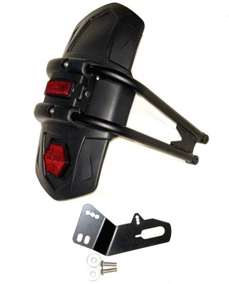 KILLERRYDER Rear Mud Guard For Universal For Bike Universal For Bike NA(Black)