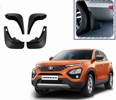 Starleo Front Mud Guard, Rear Mud Guard For Tata Harrier 2019, 2017, 2018, 2020, 2021(Black)