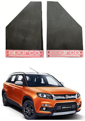 OOLTAH PAHIYA Rear Mud Guard, Front Mud Guard For Maruti Vitara Brezza ZXI Petrol 2016(Black)
