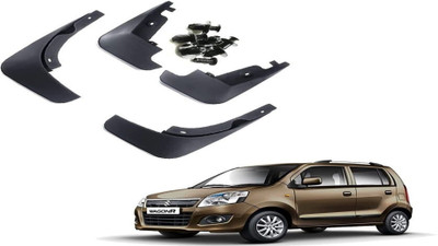 shopdream Front Mud Guard, Rear Mud Guard For Indian WagonR 2010, 2015, 2011, 2018, 2019(Black)