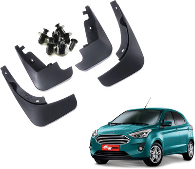Decor S M Mud Flap, Front Mud Guard, Rear Mud Guard For Ford Aspire 2019(Black)