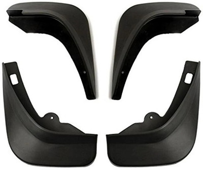 CARMART Mud Flap, Front Mud Guard, Rear Mud Guard For Ford Ikon NA(Black)