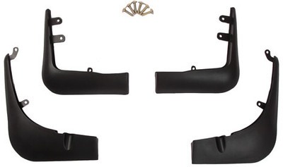 TECHO Mud Flap For MAHINDRA XUV 300 2019(Black)