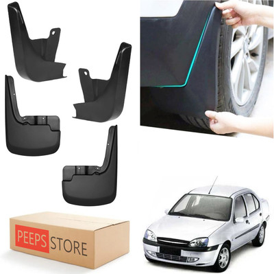PEEPS STORE Mud Flap For Ford Ikon NA(Black)