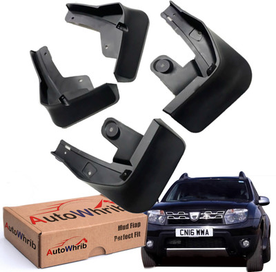 Autowhrib Mud Flap For Renault Duster NA(Black)