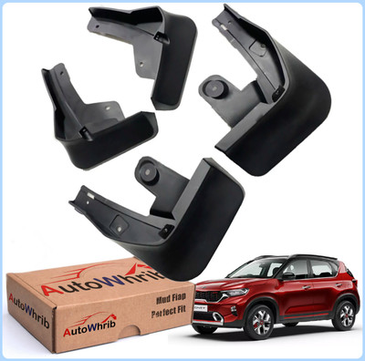 Autowhrib Mud Flap For Kia Universal For Car NA(Black)