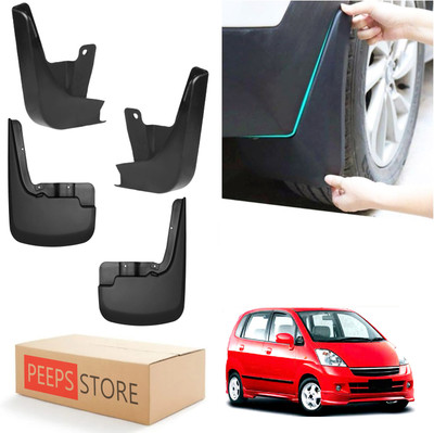 PEEPS STORE Mud Flap For Maruti Zen Estilo 2006(Black)