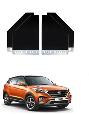 GS Grow n Shine Rear Mud Guard For Hyundai Creta NA(Black)