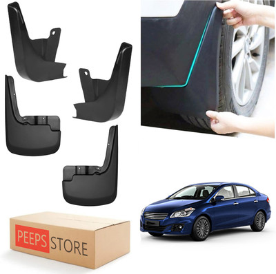 PEEPS STORE Mud Flap For Maruti Ciaz AT VXi Plus 2014(Black)