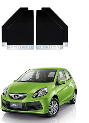 GS Grow n Shine Rear Mud Guard For Honda Brio NA(Black)