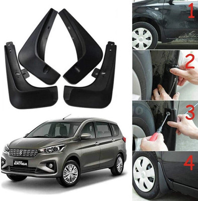 shopdream Rear Mud Guard, Front Mud Guard For Maruti Ertiga CNG VXI 2018(Black)