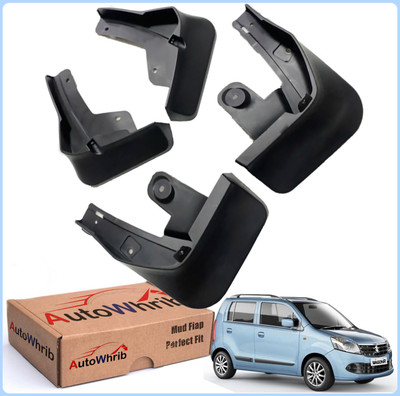 Autowhrib Mud Flap For Maruti WagonR NA(Black)