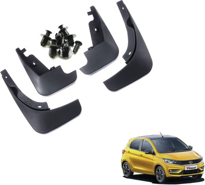 shopdream Mud Flap, Front Mud Guard, Rear Mud Guard For Tata Tiago XE Petrol NA(Black)