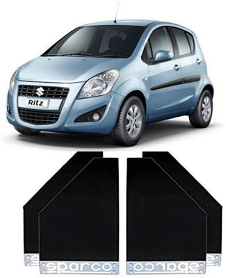 GS Grow n Shine Rear Mud Guard For Maruti Ritz NA(Black)