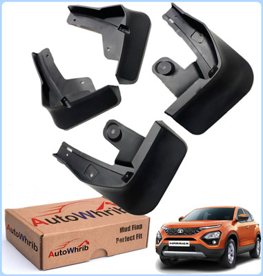Autowhrib Mud Flap For Tata Harrier NA(Black)