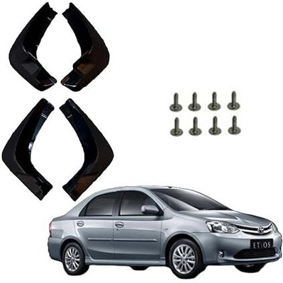 KBTR Mud Flap For Toyota Etios 2014(Black)