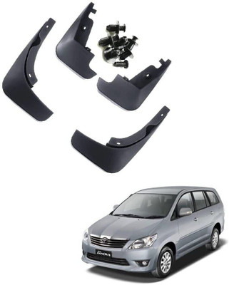 shopdream Rear Mud Guard, Front Mud Guard For Indian Innova 2018, 2019, 2020, 2021, 2022(Black)
