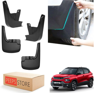PEEPS STORE Mud Flap For Tata NA 2023(Black)