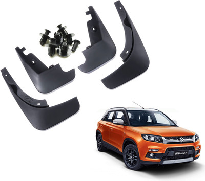Decor S M Mud Flap, Front Mud Guard, Rear Mud Guard For Maruti Vitara Brezza LXI Petrol NA(Black)