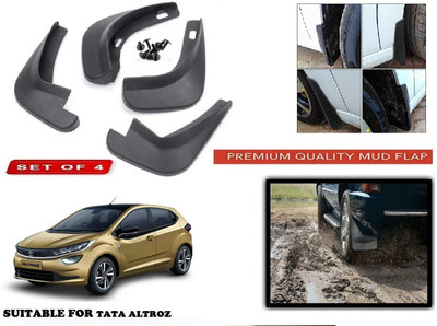 Shubh Auto Mud Flap, Front Mud Guard, Rear Mud Guard For Tata Altroz XE Petrol 2020(Black)