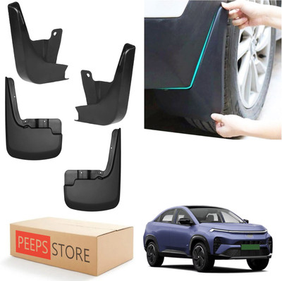 PEEPS STORE Mud Flap For Tata NA NA(Black)