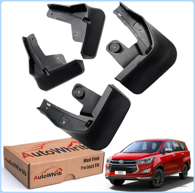 Autowhrib Mud Flap For Toyota Innova Crysta 2019(Black)
