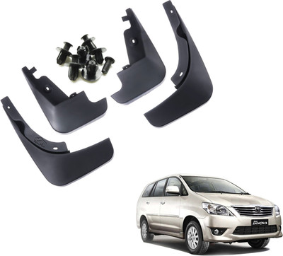 WolkomHome Mud Flap, Front Mud Guard, Rear Mud Guard For Toyota Innova 2.5 G (Diesel) 8 Seater 2013(Black)