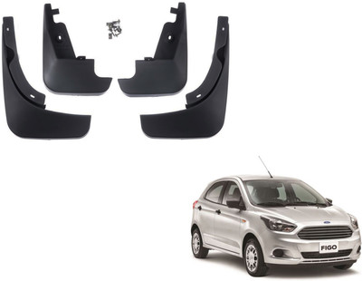 PEEPS STORE Front Mud Guard, Rear Mud Guard For Ford Figo 1.5P Titanium AT NA(Black)