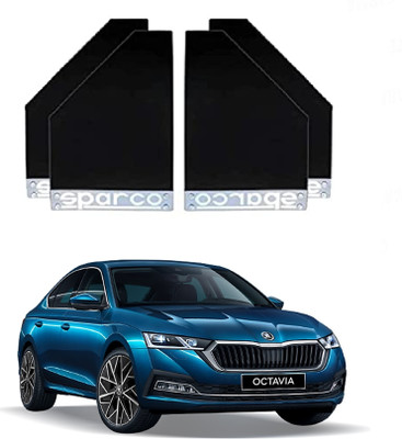 GS Grow n Shine Rear Mud Guard For Skoda Laura NA(Black)