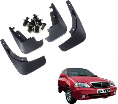 WolkomHome Mud Flap, Front Mud Guard, Rear Mud Guard For Maruti Esteem NA(Black)