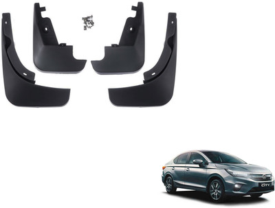 PEEPS STORE Front Mud Guard, Rear Mud Guard For Honda New City i-VTEC NA(Black)