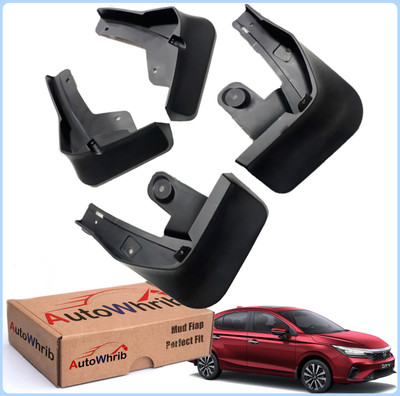 Autowhrib Mud Flap For Honda New City 2023(Black)