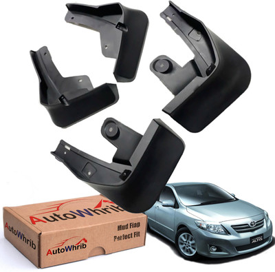 Autowhrib Mud Flap For Toyota Corolla Altis 2011(Black)