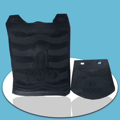 SPIRETON Rear Mud Guard, Front Mud Guard For Universal For Bike Universal For Bike NA(Black)