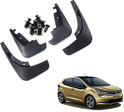 Gee Cee Rear Mud Guard, Front Mud Guard For Tata Altroz XE Petrol 2019, 2020, 2021(Black)