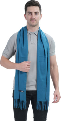 manra Wool Solid Men Shawl(Green)