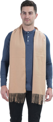 Life and style Solid Wool Blend Men Scarf