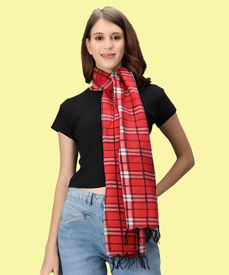 Trendy World Checkered Women Muffler