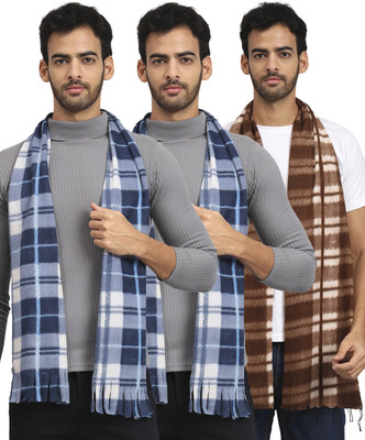 Fit N Fame Self Design Men Muffler(Pack of 3)