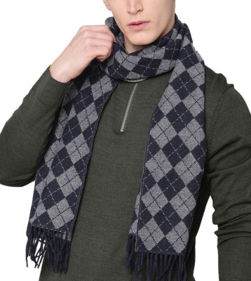 Tricky Shopper Checkered Men & Women Muffler