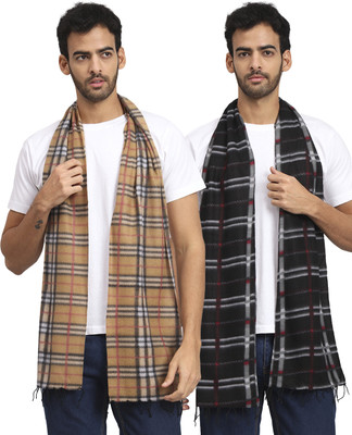 Trendy World Printed Men Muffler(Pack of 2)