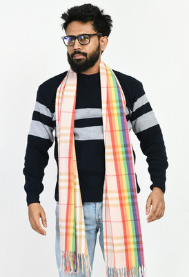 Life and style Checkered Men Muffler